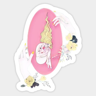 Fallen Angel Tarot Sign Sticker